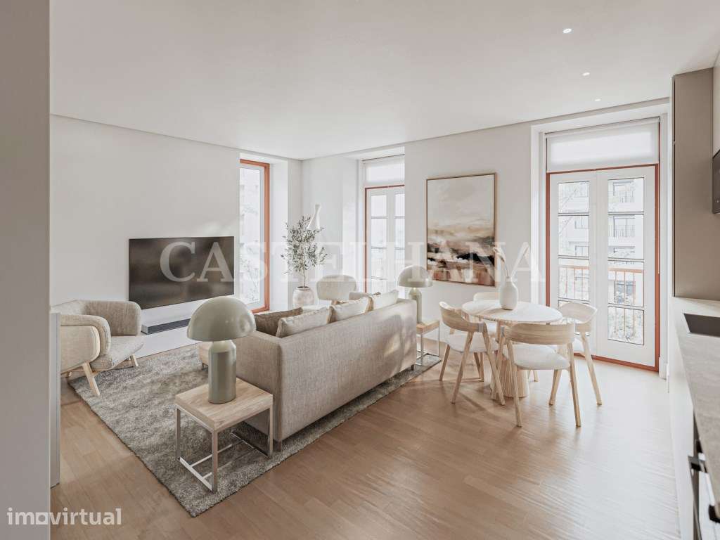Apartamento T2 com varanda em novo empreendimento na Graça - Grande imagem: 4/44