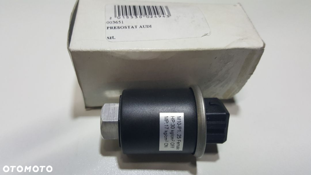 PRESOSTAT,Czujnik ciśnienia do klimatyzacji samochodowej pin 4   AUDI A4,A8 VW Passat,003651,8D0959482,8D0959482A,8D0959482B - 2