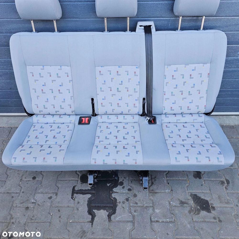VW T5 T6 fotel trójka ławka tył 3 RZĄD LLL - 2