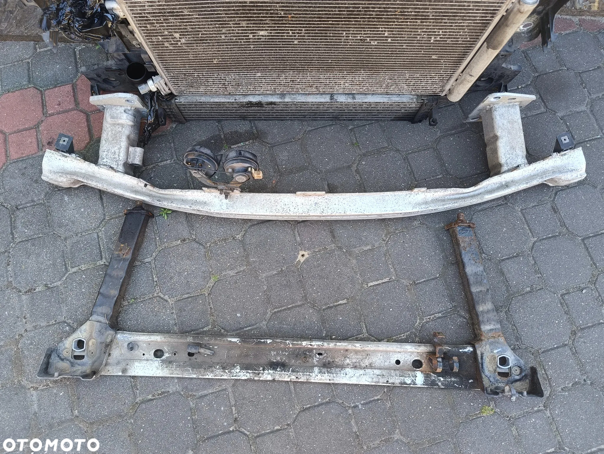 RENAULT SCENIC III 1.6 DCI  PAS PRZEDNI CHŁODNICE KOMPLET WENTYLATOR 214100017R 921000294R - 2