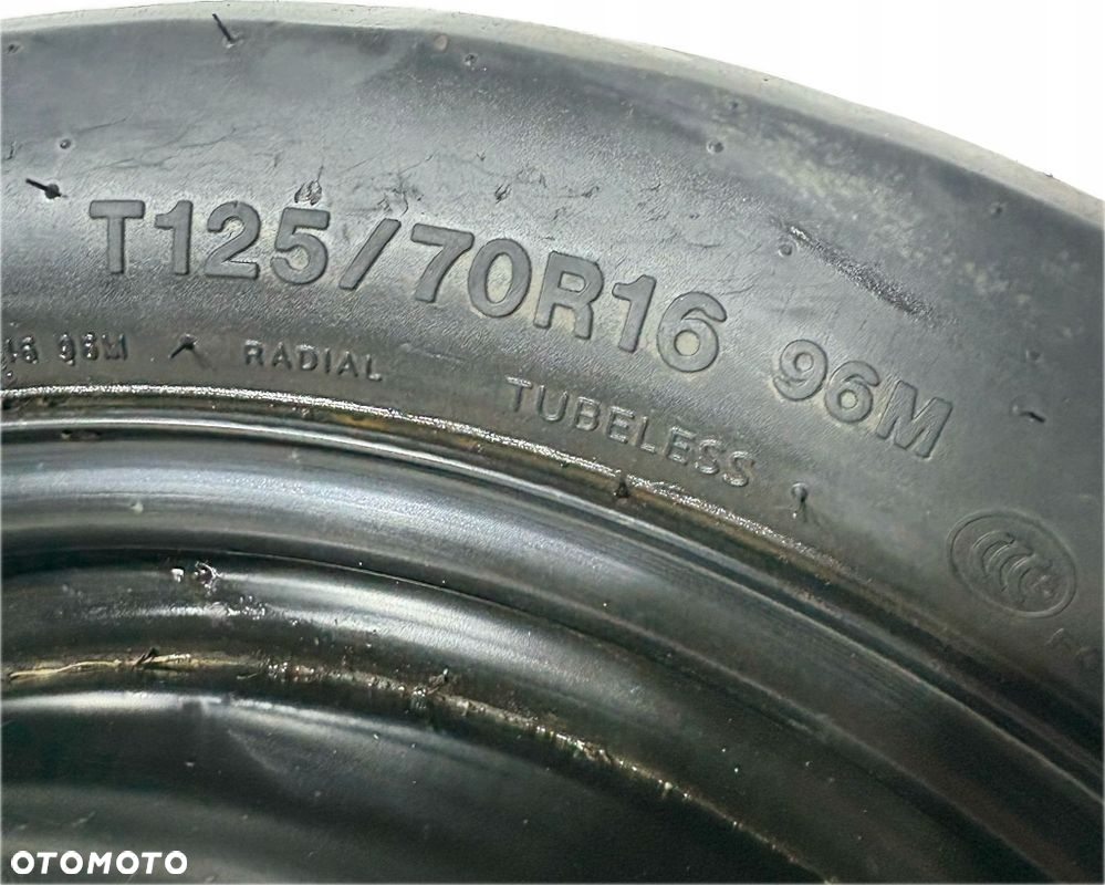 KOŁO DOJAZDOWE ZAPASOWE SEAT TOLEDO T125/70 R16 5X112 DARMOWA DOSTAWA - 3