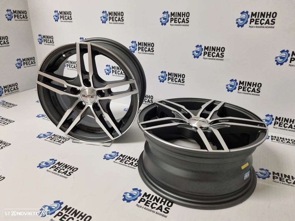 Jantes BUTZI Atria em 15 (5x114.3) Gunmetal Polido - 5