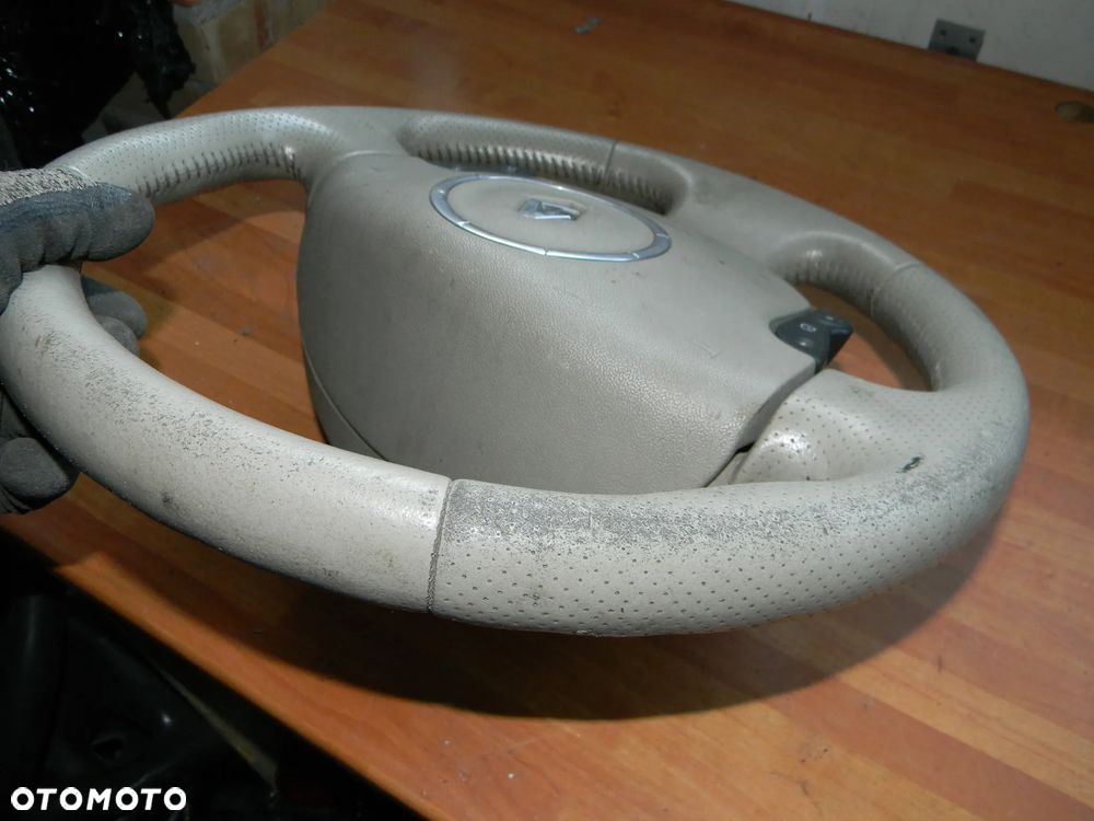 kierownica skórzana skóra RENAULT CLIO MODUS SCENIC MEGANE TRAFIC VIVARO MASTER - 6