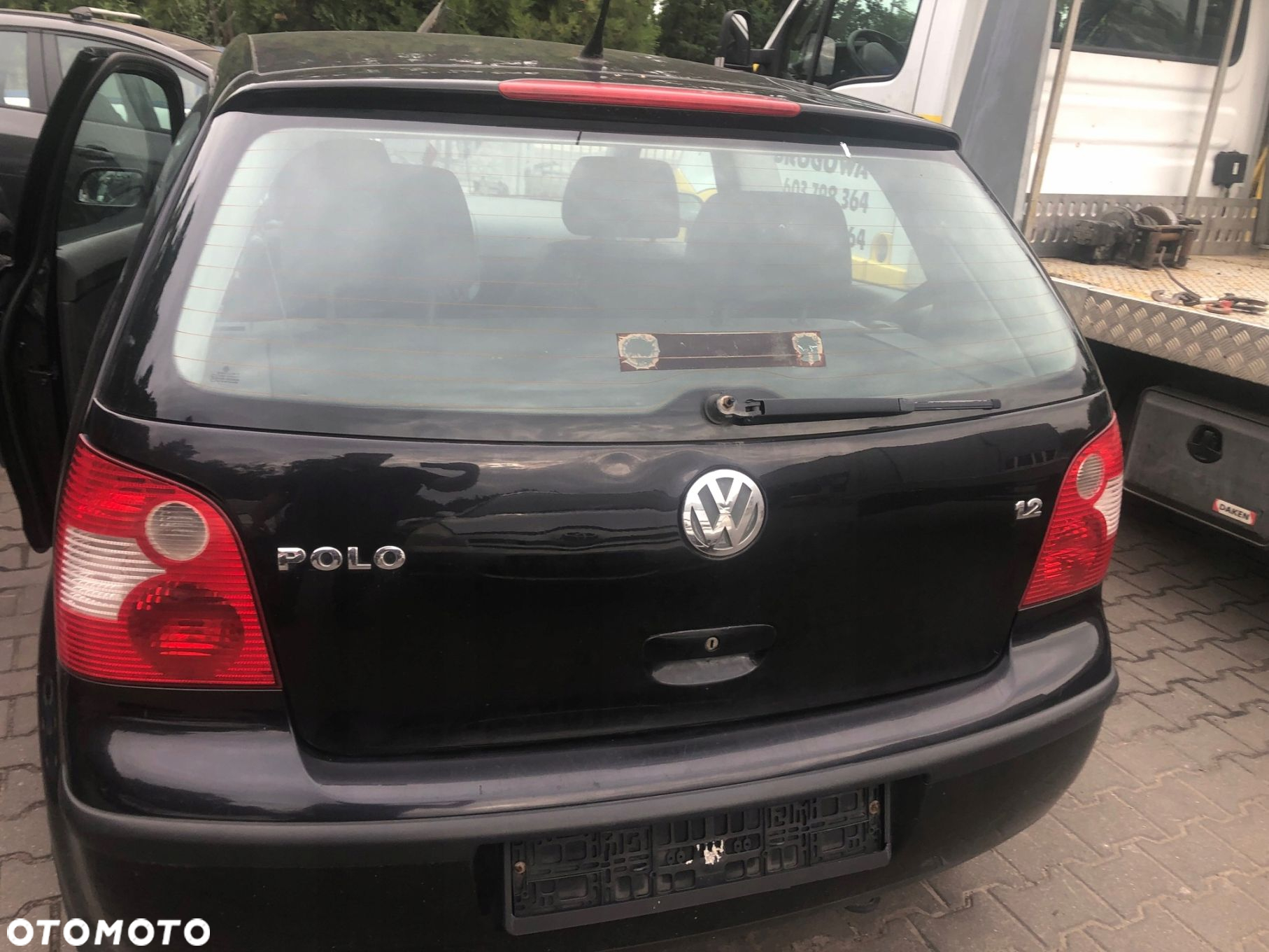 POLO IV 9N 02-05 KLAPA BAGAŻNIKA SZYBA TYŁ GOŁA HB 3D Z4Z4 - 4