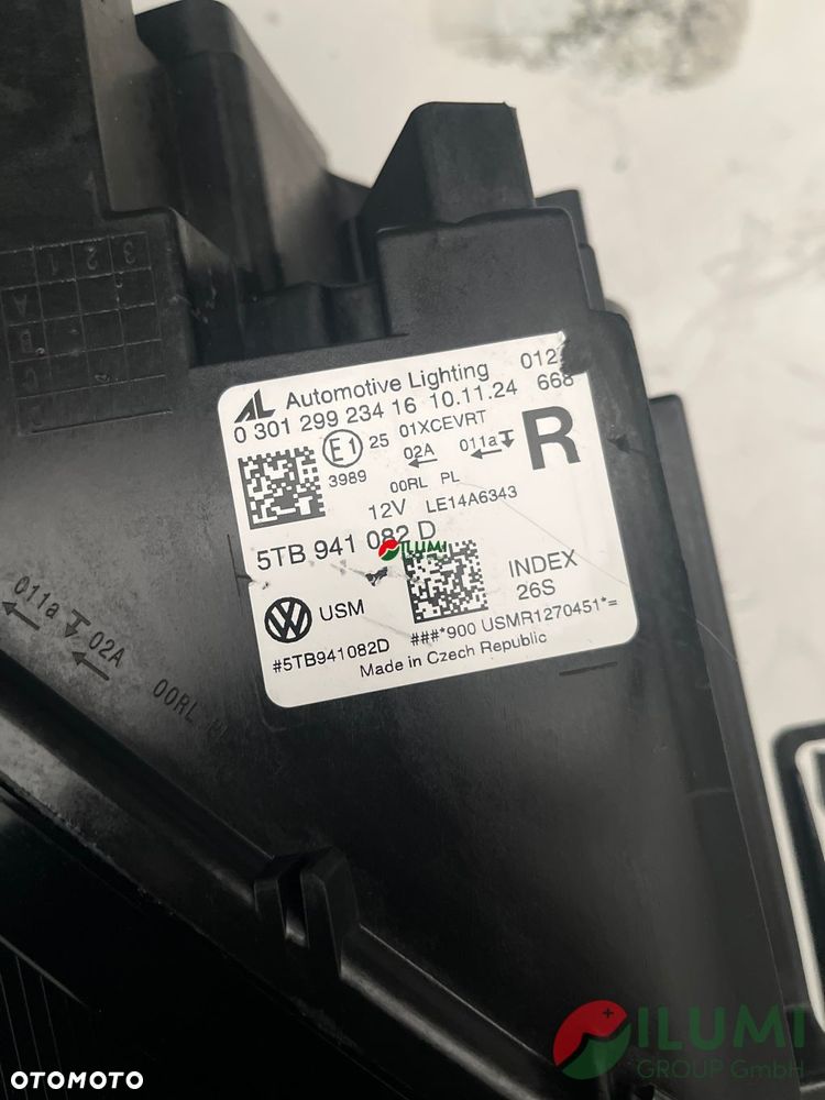 Reflektor VW Touran Full Led 5tb941082d Prawy - 5