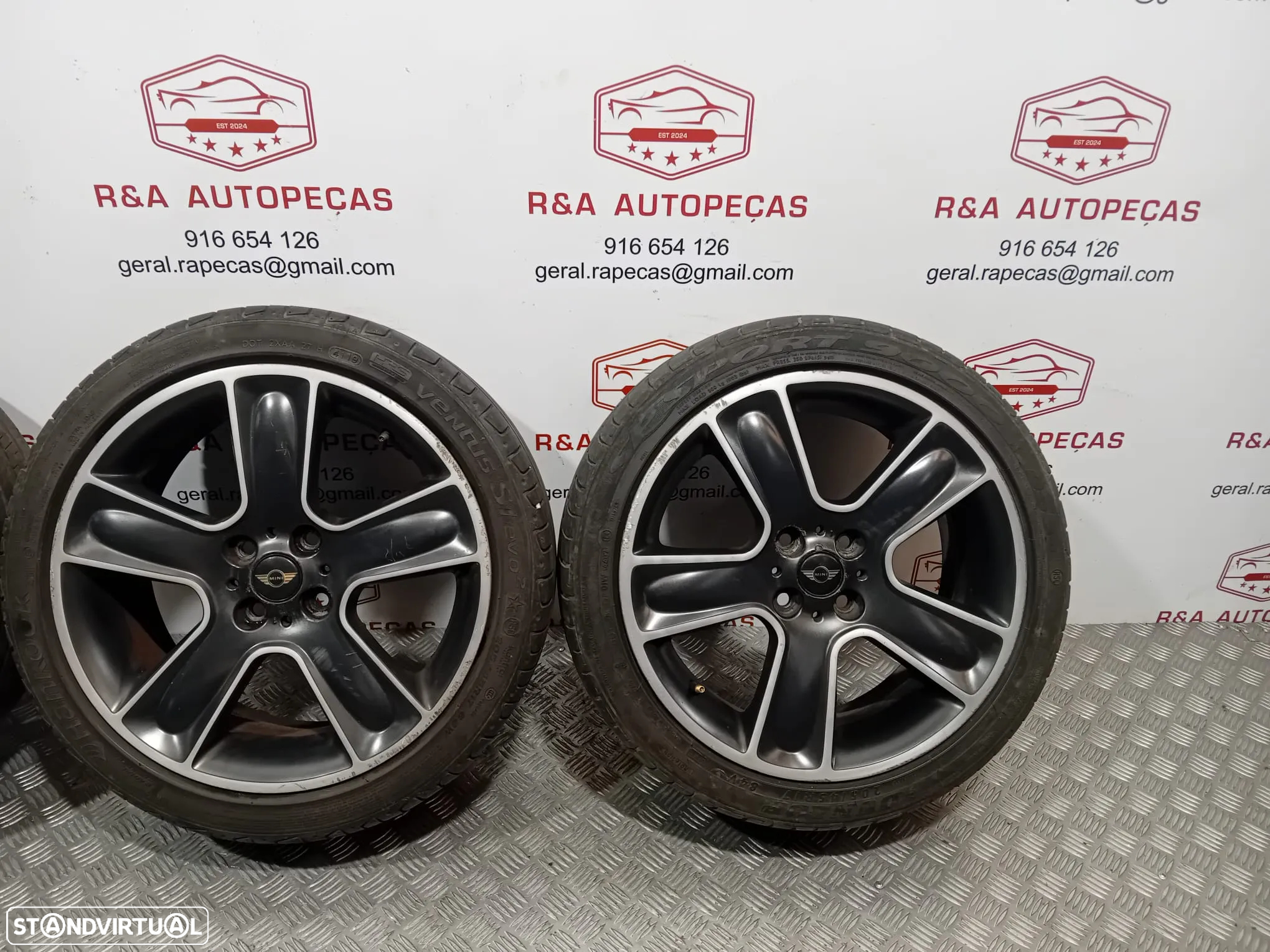JANTES ORIGINAIS BBS MINI COOPER S R55 17 4X100 - 3