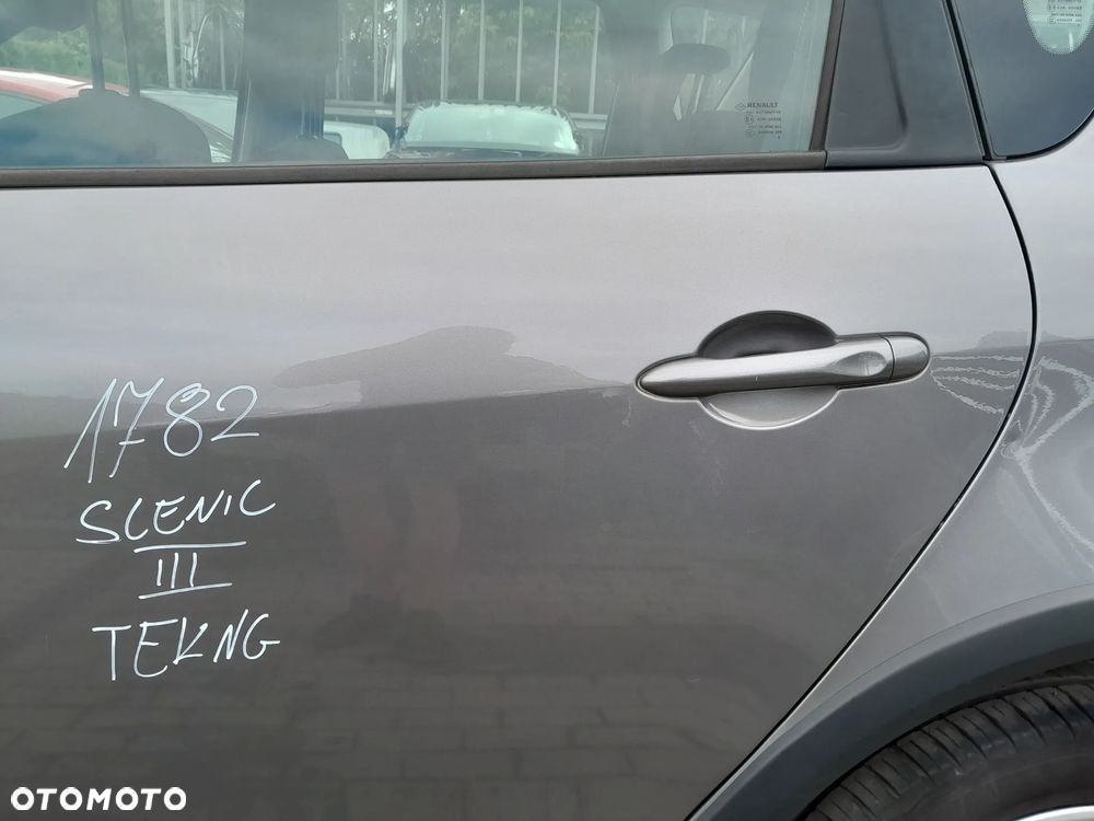 RENAULT SCENIC III XMOD DRZWI LEWE TYLNE LEWY TYŁ KOLOR: TEKNG - 3
