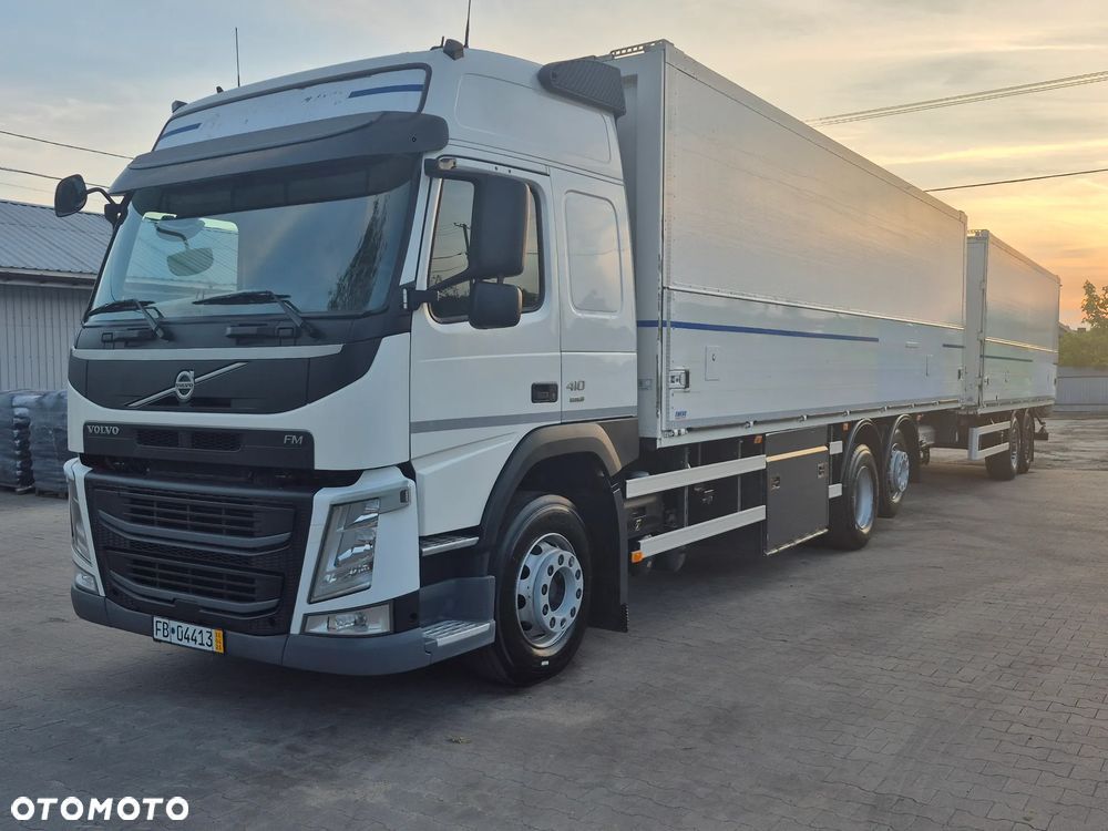 Volvo FM 410 KONTENER + WINDA / PRZYCZEPA TANDEM KRONE + WINDA ZESTAW PRZEJEZDNY - 3