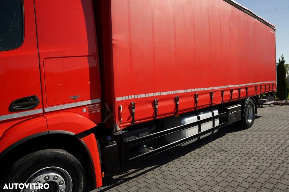 Mercedes-Benz ACTROS 1833 / CORTINĂ - 8,5 M / 4x2 / STREAM SPACE / LIFT DHOLLANDIA - 12