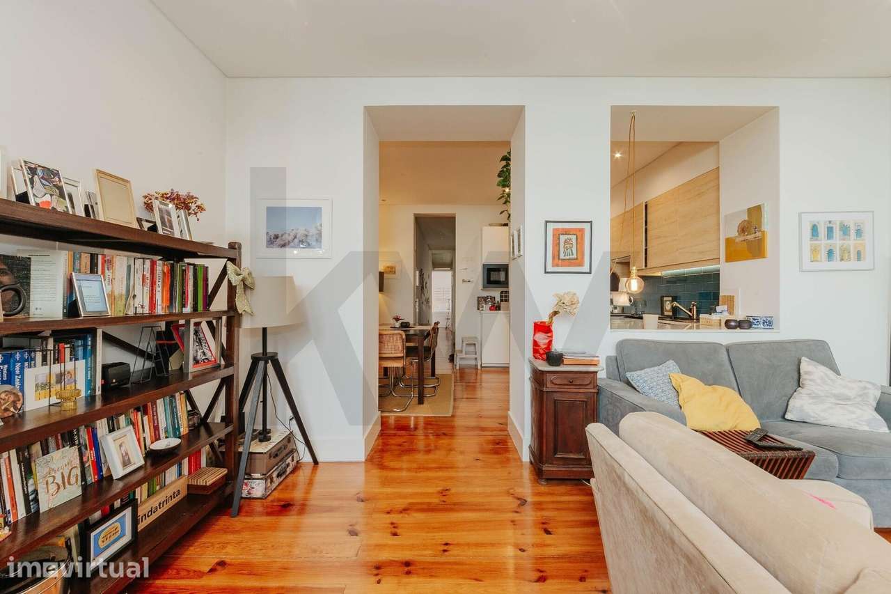 Apartamento T2 com Terraço em Algés (91,5m2) - Grande imagem: 5/23