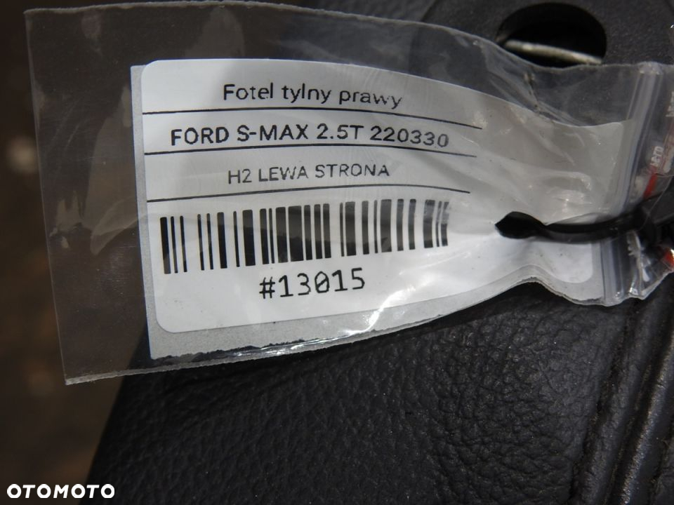 FOTEL PRAWY TYŁ II RZĄD FORD S-MAX MK1 - 9