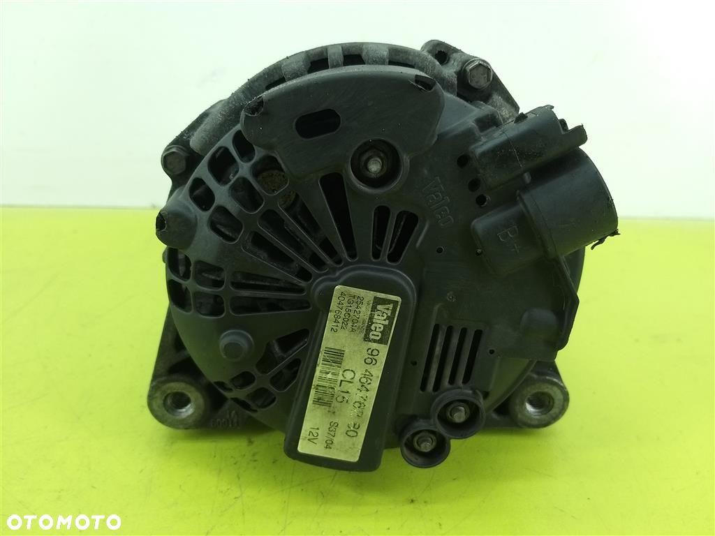 Alternator Peugeot 206 1998-2009 1,4 D VALEO 9646476280 2 PINY ORYGINAŁ - 4