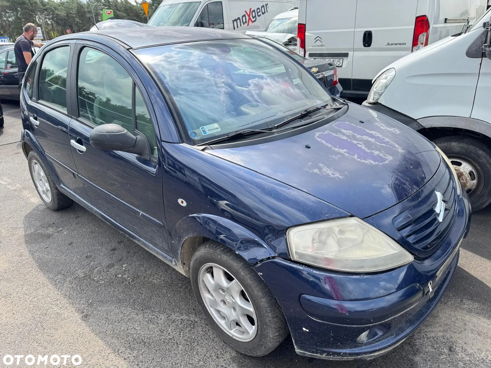 CITROEN C3 2003 poj. 1.4 diesel  68 KM - samochód cały na CZĘŚCI kod lakieru KPKD - 7