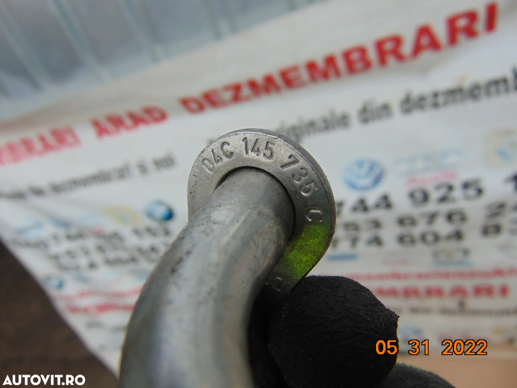 Conducta ungere turbina ulei VW Golf 7 1.0 tsi polo passat b8 touran caddy t roc skoda fabia scala - 2