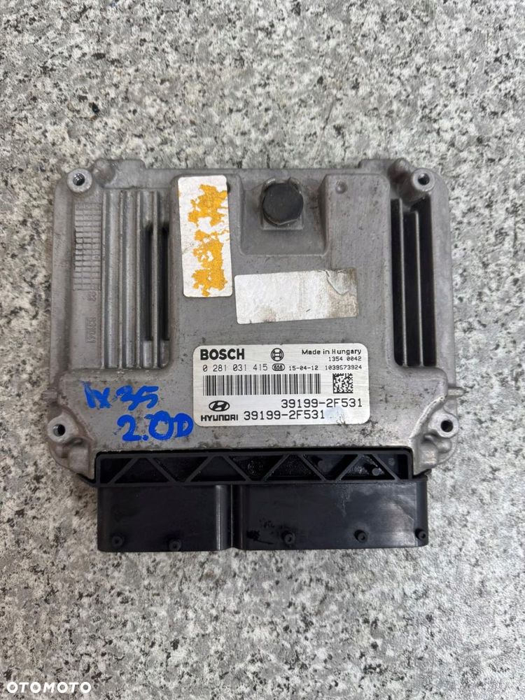 komputer sterownik silnika hyundai ix35 2010-2015 2.0 crdi 39199-2f531 - 4