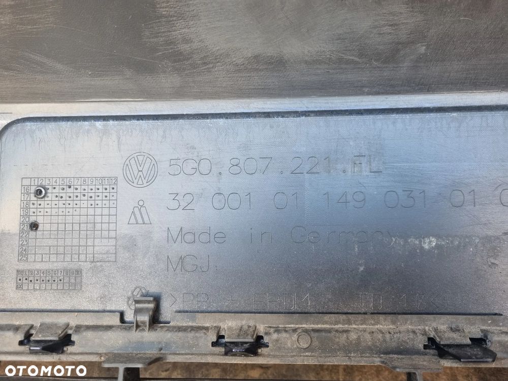 VW GOLF VII LIFT ZDERZAK PRZEDNI PRZÓD - 8