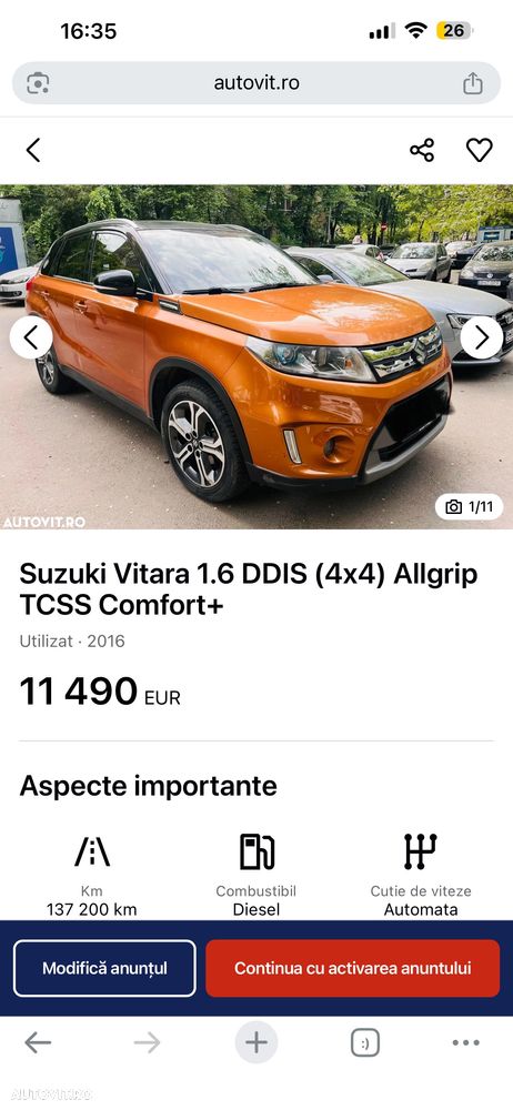 Suzuki Vitara 1.6 DDIS 4X4 Passion Aut. - 12