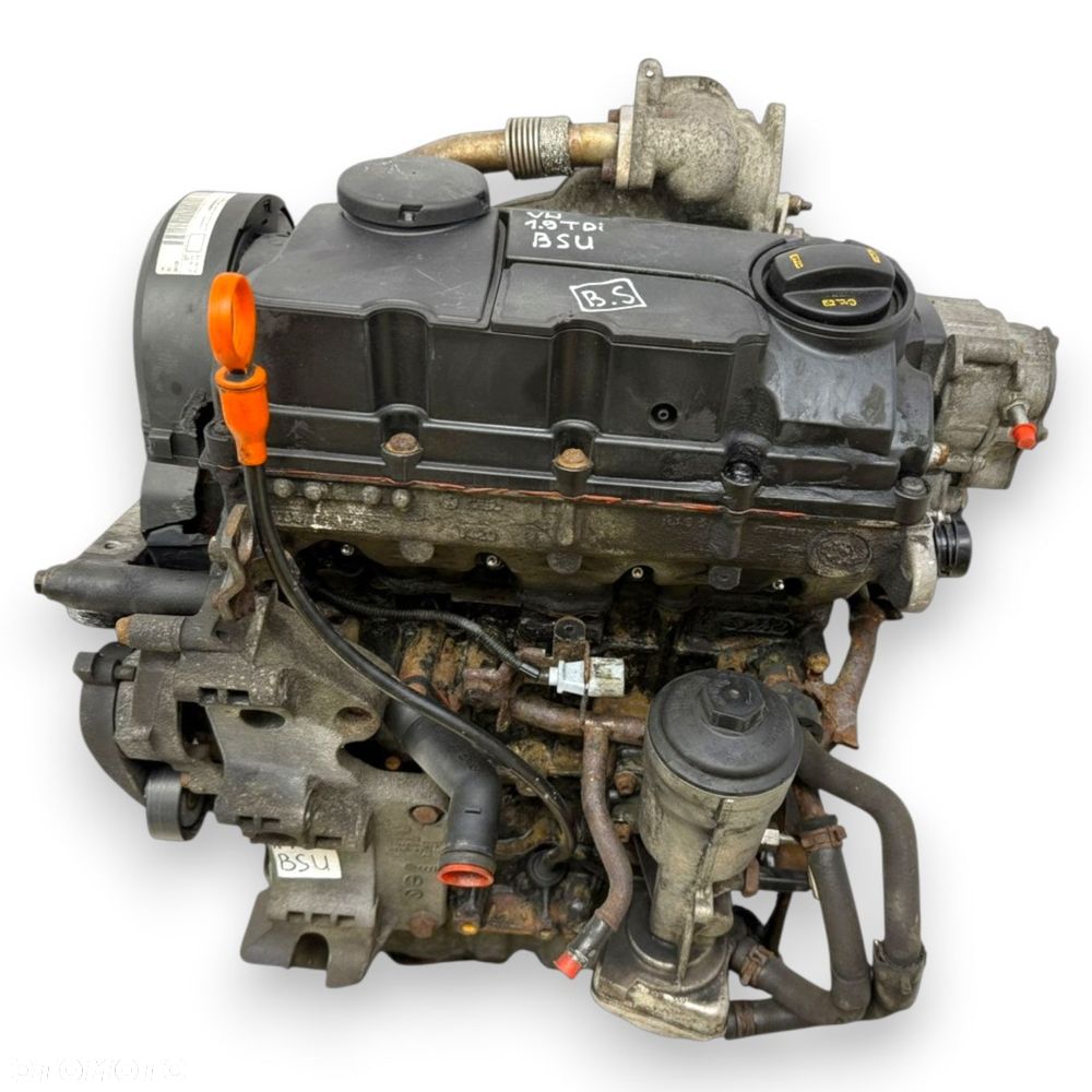 SILNIK BSU VW Caddy III 1.9 TDI 75KM diesel kompletny 124 773km - 1