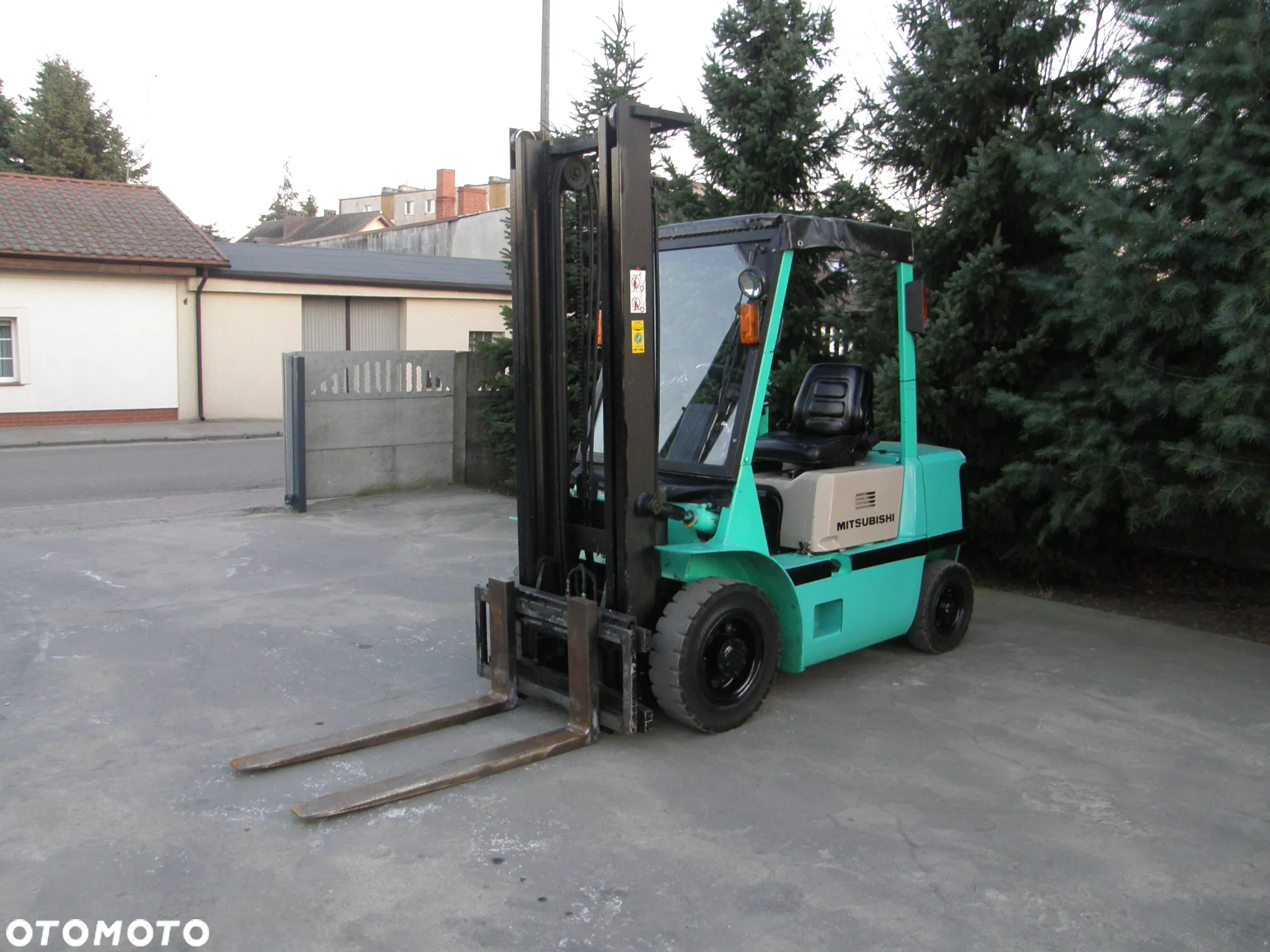 Mitsubishi FD25 przesuw wózek widłowy z Niemiec - 7