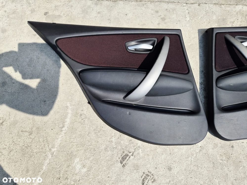 Boczki Drzwi Komplet Przód Tył BMW 1 E81 E87 Lift - 6