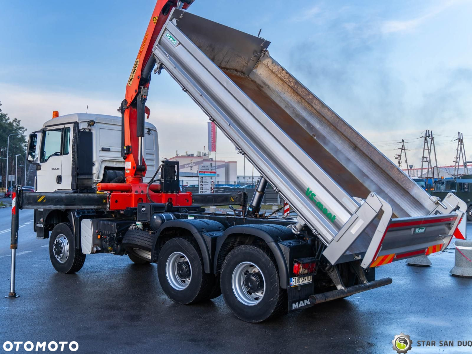 MAN TGS 26.360 6x6 PALFINGER PK 18001 EH HDS Żuraw Wywrotka - 11