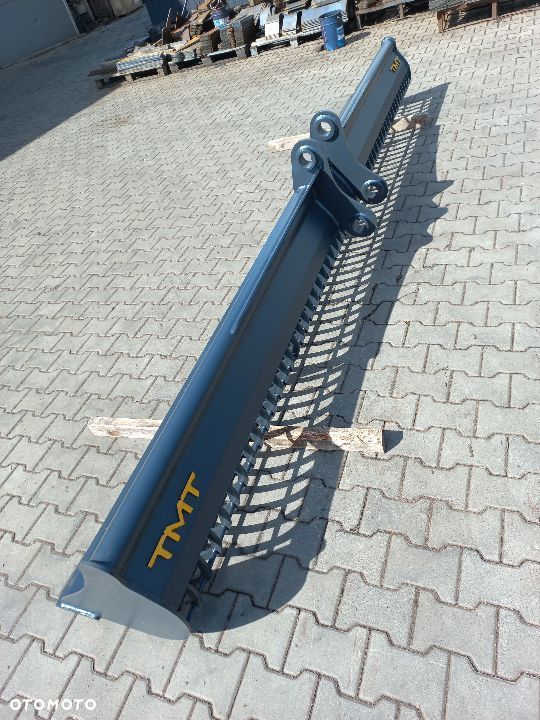 Łyżka przesiewowa 400cm 4m do czyszczenia zbiorników wodnych, ażurowa przesiewająca JCB JS130 - 4