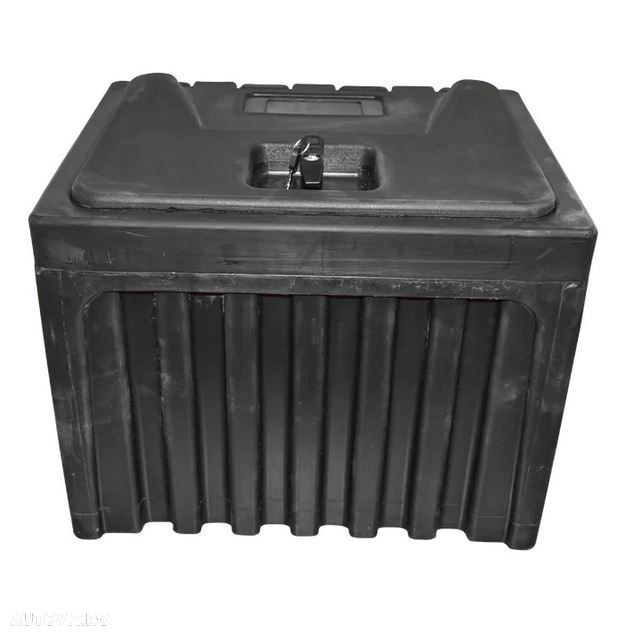 Lada pentru scule fara suport, din plastic negru 380x400x500 mm - 4