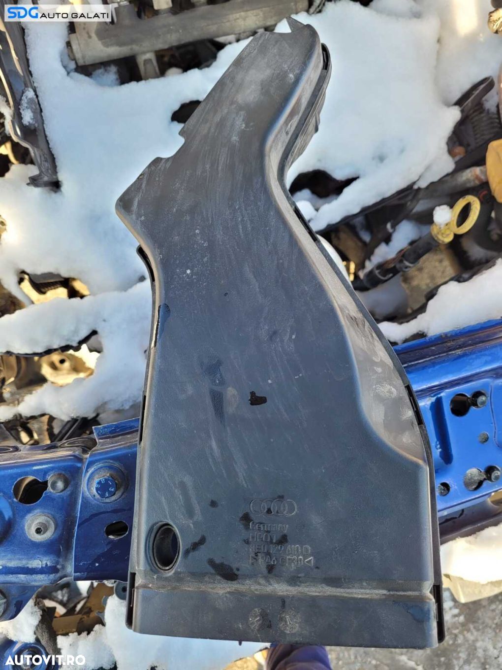 Conducta Racord Tub Tubulatura Admisie Aer Audi A4 B6 1.6 ALZ 2001 - 2005 Cod 8E0129618D [C1999] - 1