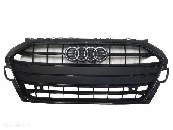 AUDI A4 B9 LIFT GRILL ATRAPA CHŁODNICY ZNACZEK CHROM / CZARNY PDC ORYGINAŁ - 16
