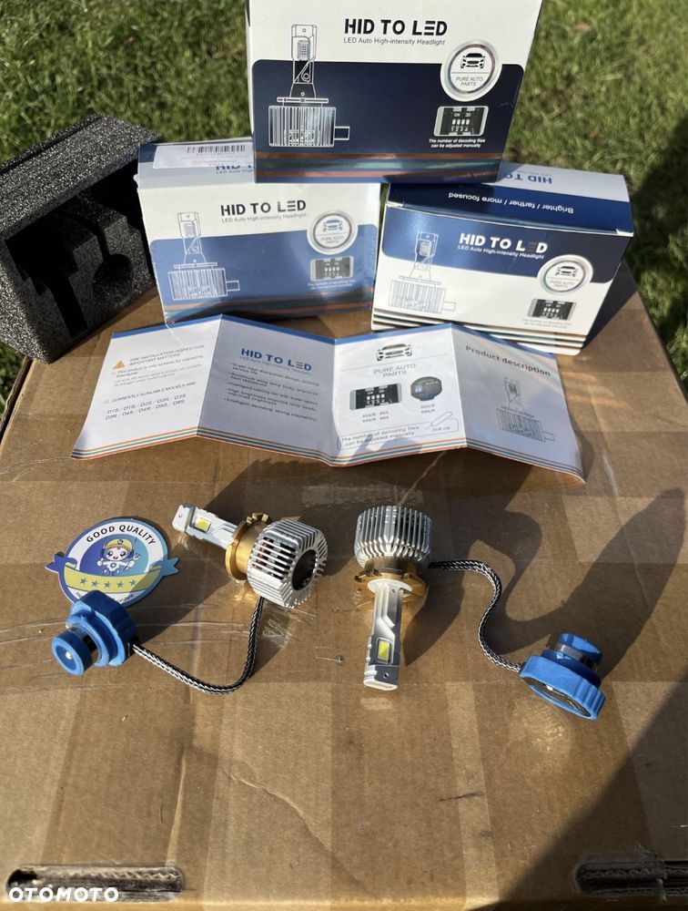 Żarówki Led Hid to Led D4S/R 35W 8000lm kolor 6000K włącznik Canbus - 1