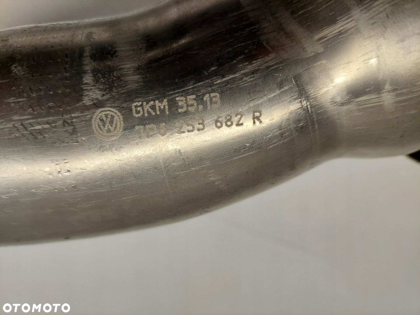 VW TOUAREG 7P6253682R końcówka wydechu prawa nowa oryginał idealna - 4