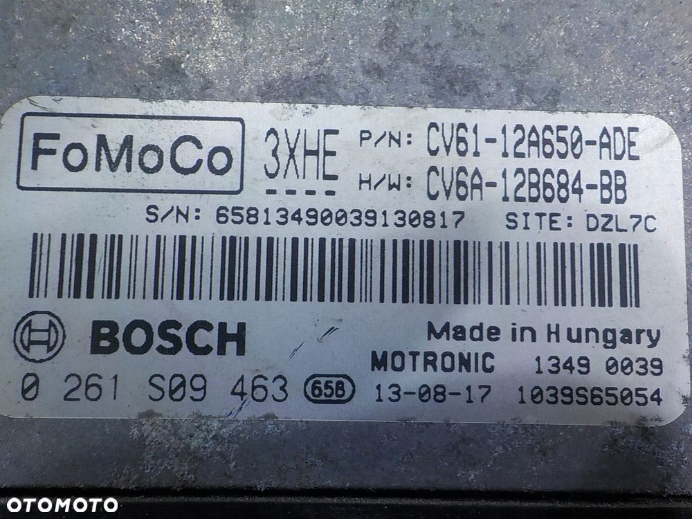 FORD C-MAX II MK2 1.0 B 13r 5D sterownik komputer silnika CV61-12A650-ADE - 6
