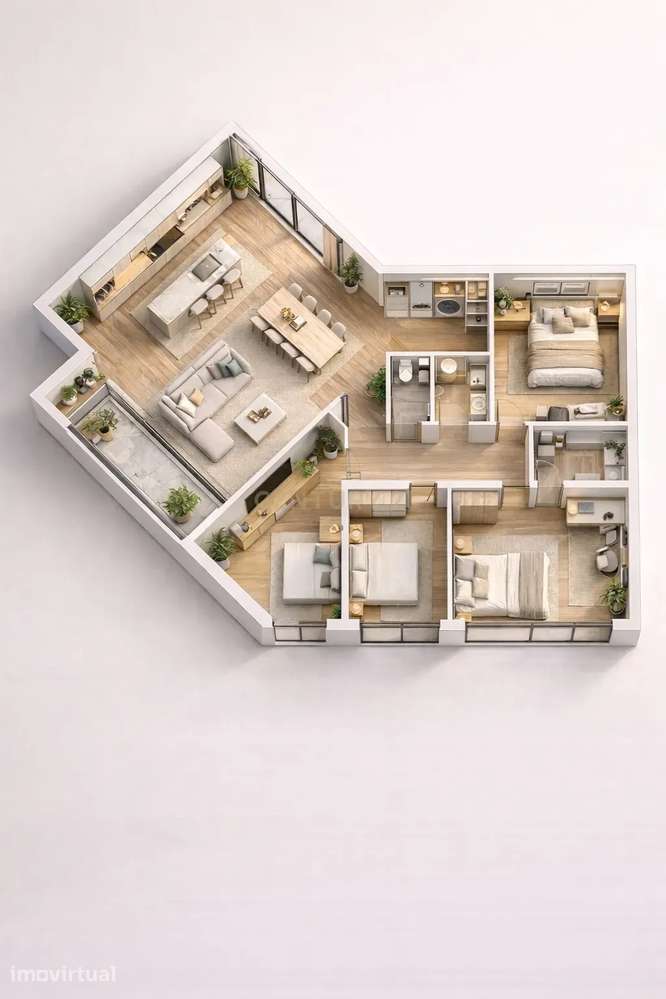 Green Design Apartments  T4 para Venda em Fânzeres, Gondomar - Grande imagem: 2/6