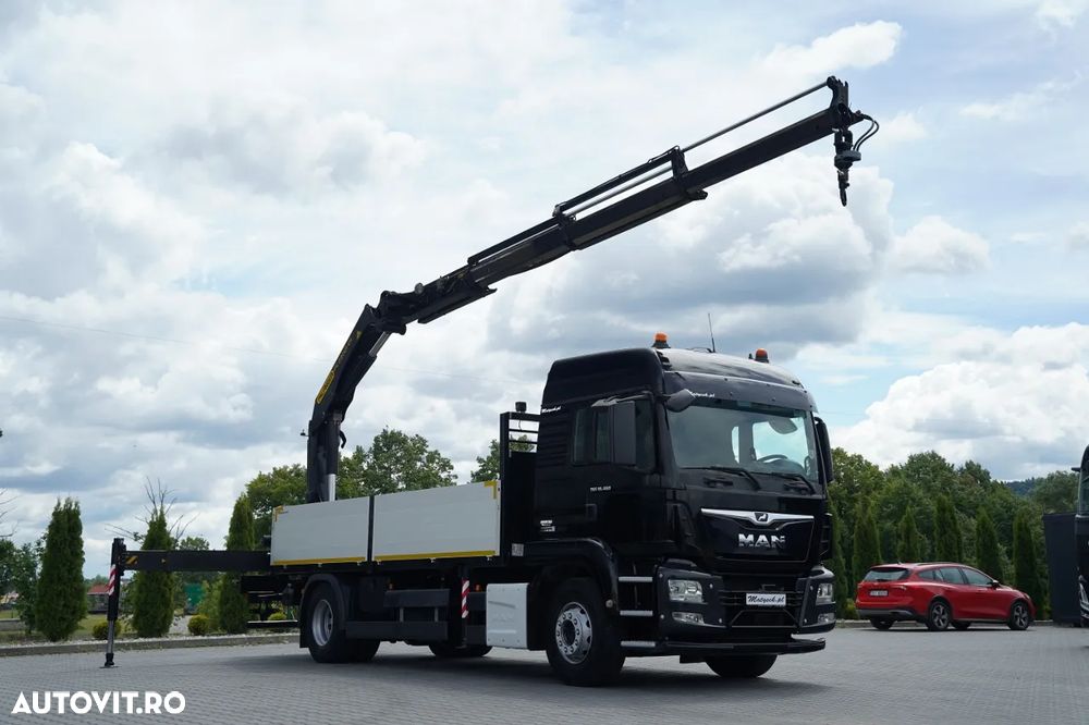 MAN TGS 18.460 / 4X2 / DROPSIDE / PALFINGER PK 230001 / MAX. LOAD CAPACITY: 5,950 KG / NAVI / ROTATOR / PARKING AIR CONDITIONING / MANUAL / EURO 6 - 9