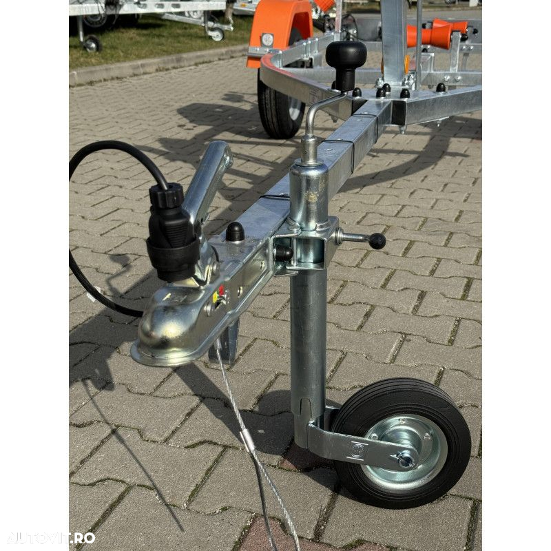 Autocar Remorca transport barci nefranata cu o singura axa P500-4.2 Lux - 7