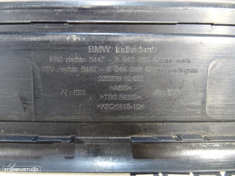 Soleiras Bmw 3 Coupé (E92)  Soleiras Bmw Serie 3 Coupe E92 / E93 Pack - 10