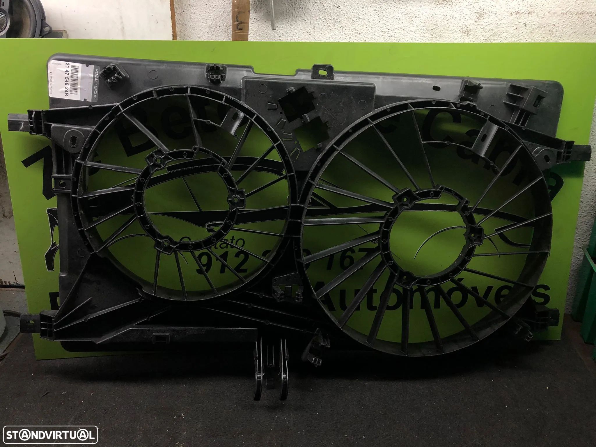 RENAULT MASTER III / OPEL MOVANO B ESTRUTURA TERMO VENTILADOR - Z454 - 1
