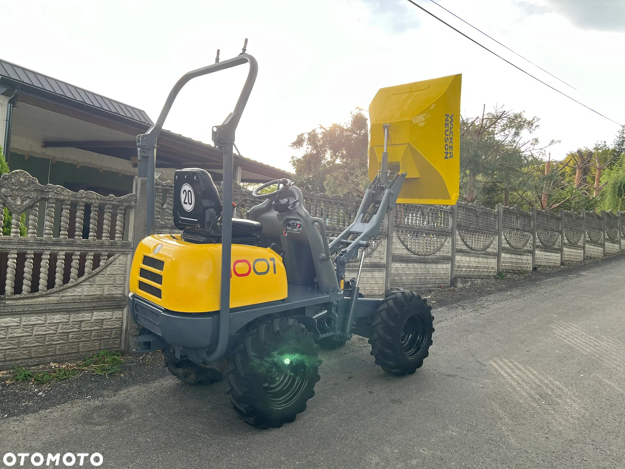 Wacker Neuson 1001 * Wozidło Budowlane Wacker Neuson 1 Tona * Wysoki Wysyp * Stan Bardzo Dobry * - 15