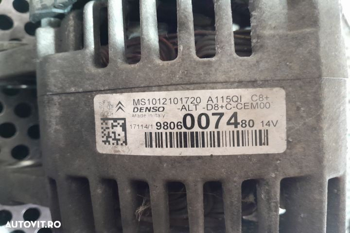 Alternator 9806007480 9806007480 Peugeot 208 1 [2012 - 2016] Hatchbac - 5
