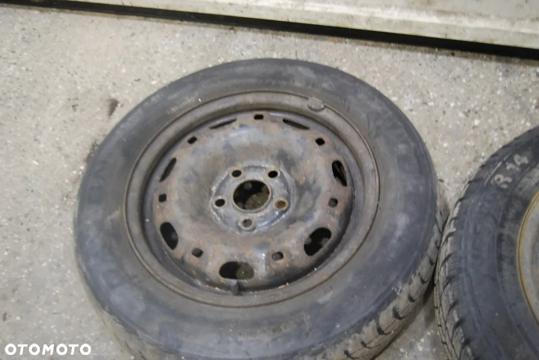 KOŁA FELGI STALOWE + OPONY ZIMOWE 165/70R14 5X100 6Q0601027H ET35 6J VW POLO IV SEAT SKODA 6Q0601027C - 12