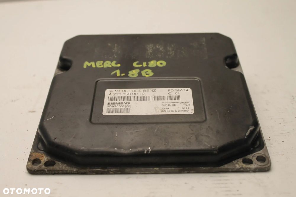 KOMPUTER STEROWNIK SILNIKA MERCEDES W203 1.8 B - 1