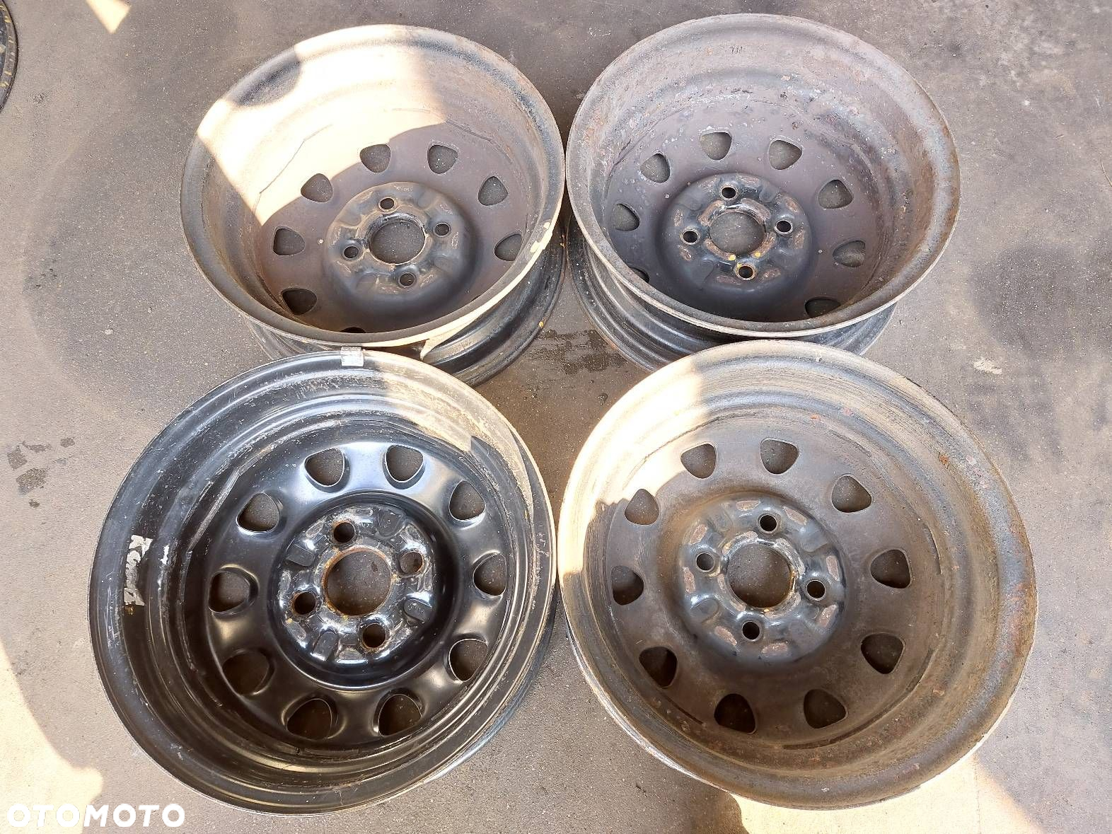 FELGI STALOWE 4 SZT 4x100 4,5Jx13 ET38 FI57,1 SKODA FELICIA I VW SEAT - 4