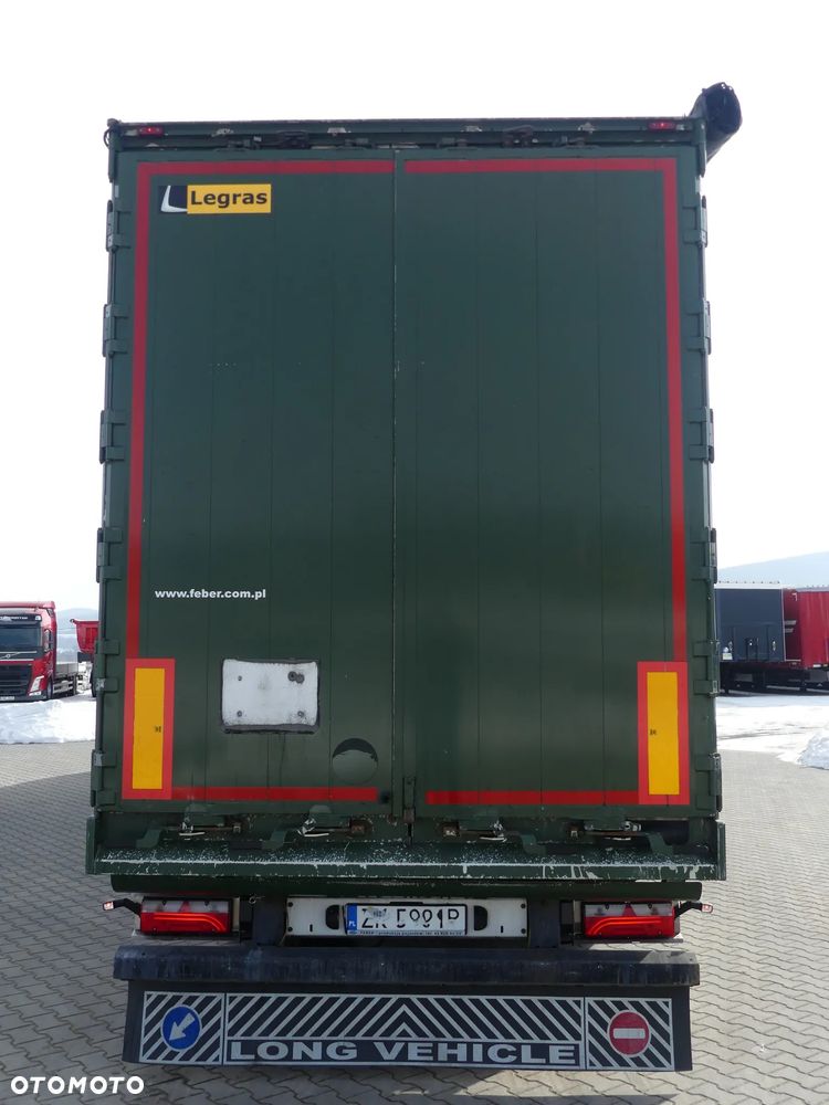 Feber Inter Cars LEGRAS 92m3 / WALKING FLOOR / OŚ PODNOSZONA / - 8