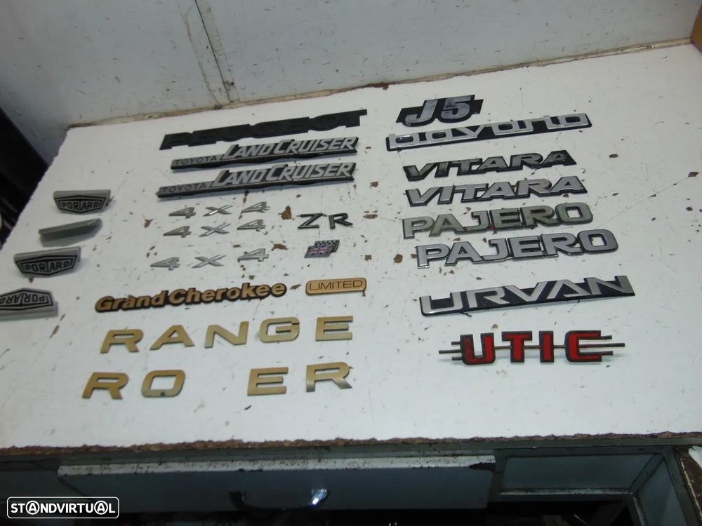 Legendas vários jipes - 11