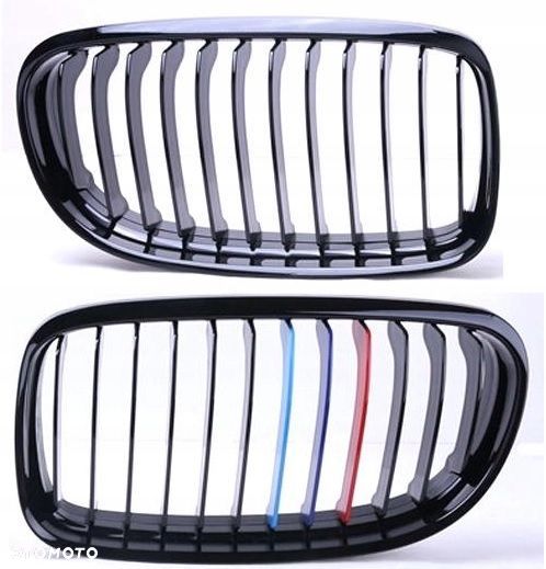 Atrapa Grill Kratka Nerka kpl l+r Black Tuning Bmw 3 e90 E91 Lift Fl 2008- - 1