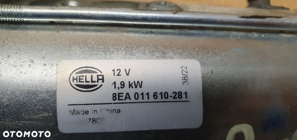 Rozrusznik starter silnika Fiat Scudo 2.0 HDI 8EA011610-281 - 7