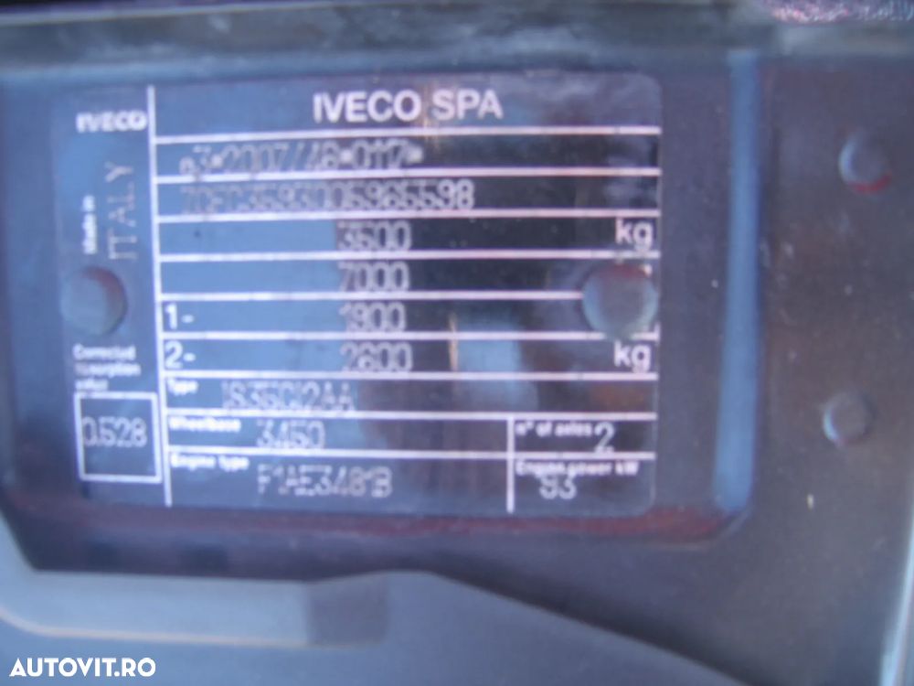 Iveco DAILY 35 C 13 , 3 LOC. BASCULABIL, CLIMA . - 8