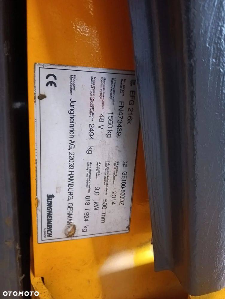 Jungheinrich EFG 216K - 2