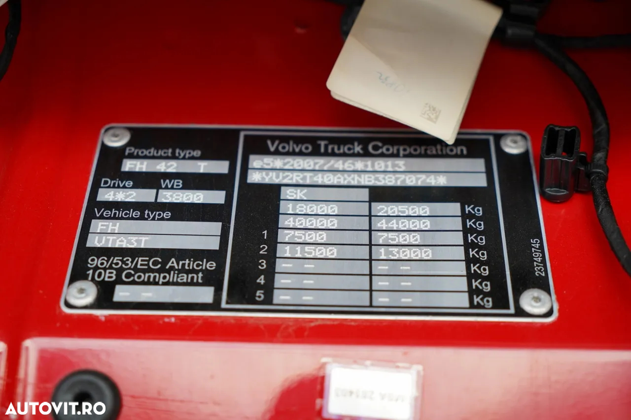 Volvo FH 500 / I-SAVE / I-PARK COOL / CONTRACT DE SERVICE POST-SERVICE - 37