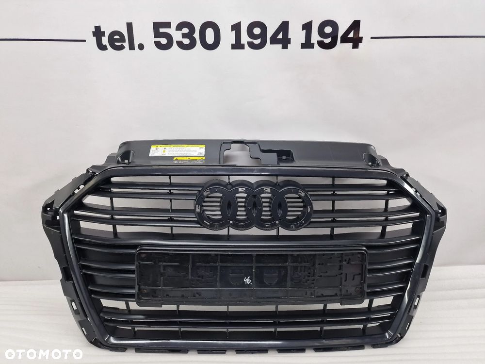 AUDI A3 8V / 8V3 LIFT S-LINE 16- ATRAPA / GRILL PRZEDNI PRZÓD , NR 8V3853651AA , NR AUKCJI GL46 - 1